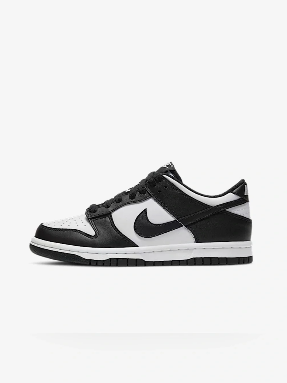 Nike Kids Low-Top Sneaker in Black and White